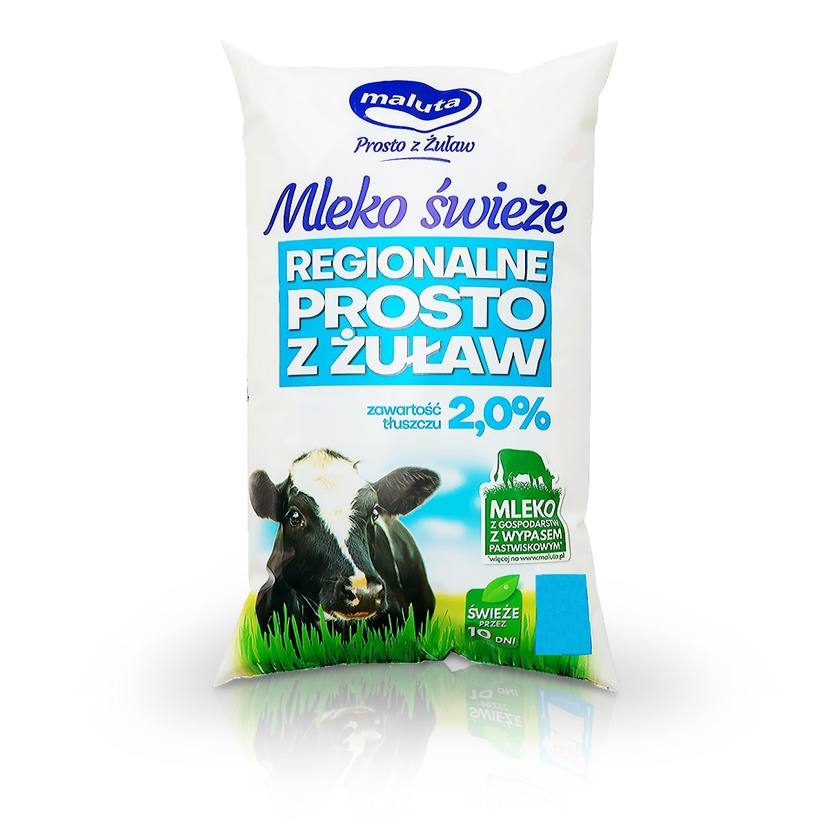 Regionalne Mleko 2%tł. folia 1l