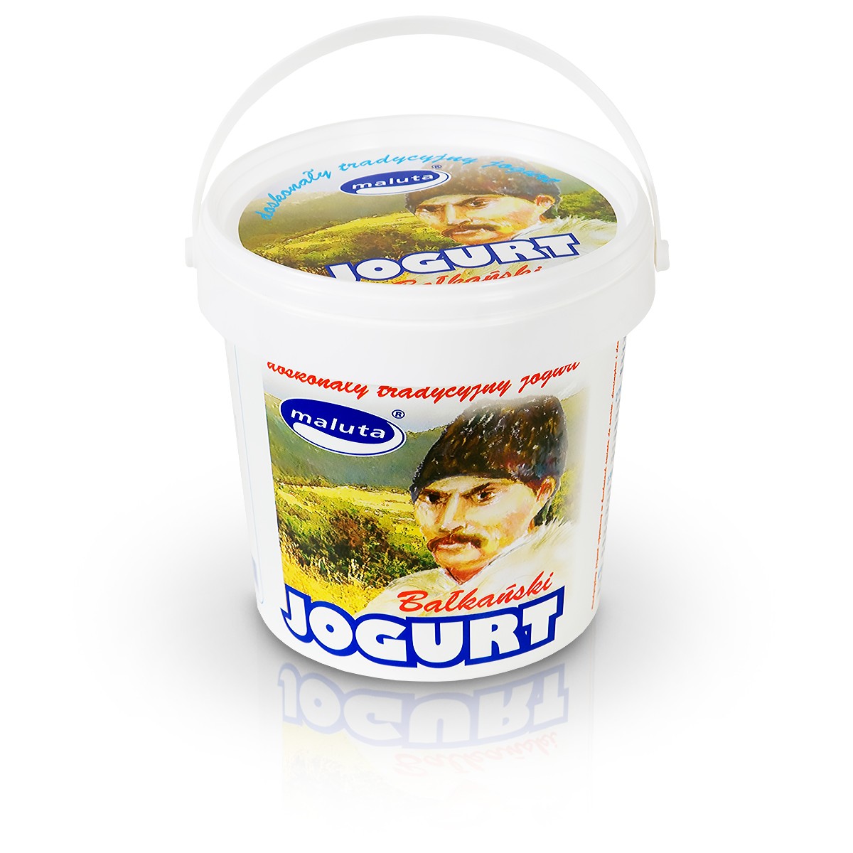 Jogurt naturalny typ Bałkański 9%tł. wiaderko 1kg
