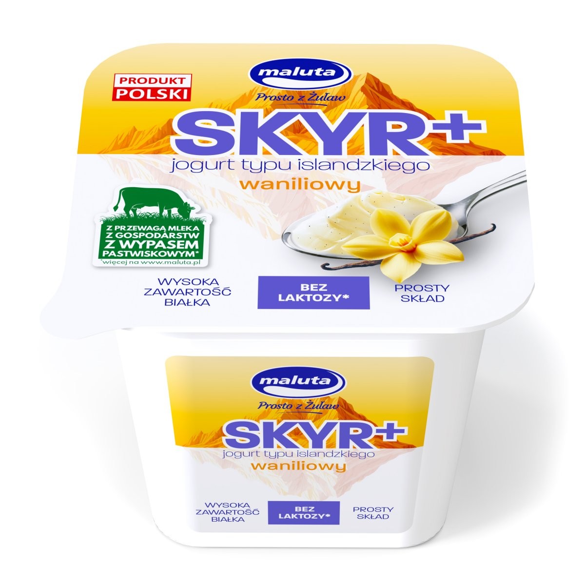 SKYR jogurt waniliowy typu islandzkiego 200g bez laktozy